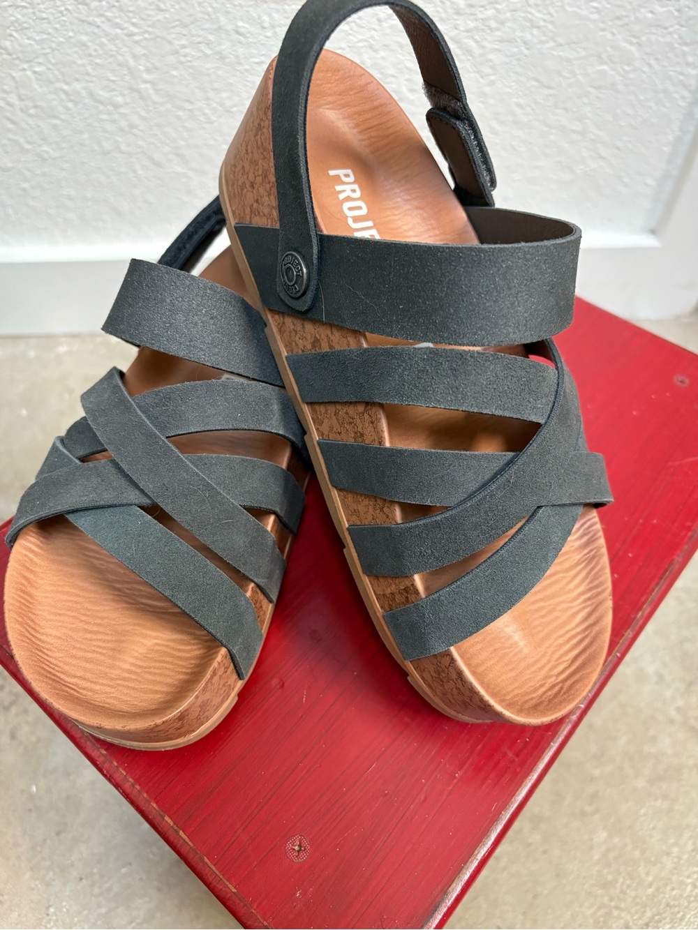 Project Cloud Strappy Women's Wedge Sandals